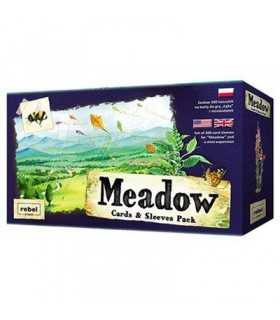 Pacchetto Cards and Sleeves Meadow Asmodee - 300 Buste Protettive + 6 Carte Esclusive per un Gioco Educativo e Divertente