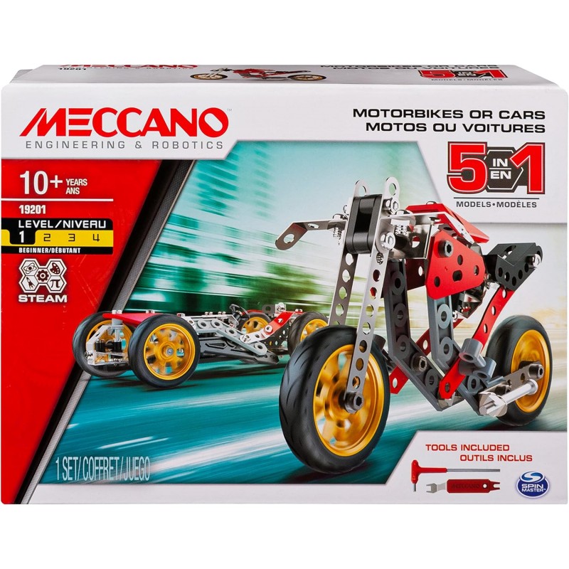 MECCANO - Multimodello Moto 5 in 1 - 6053371