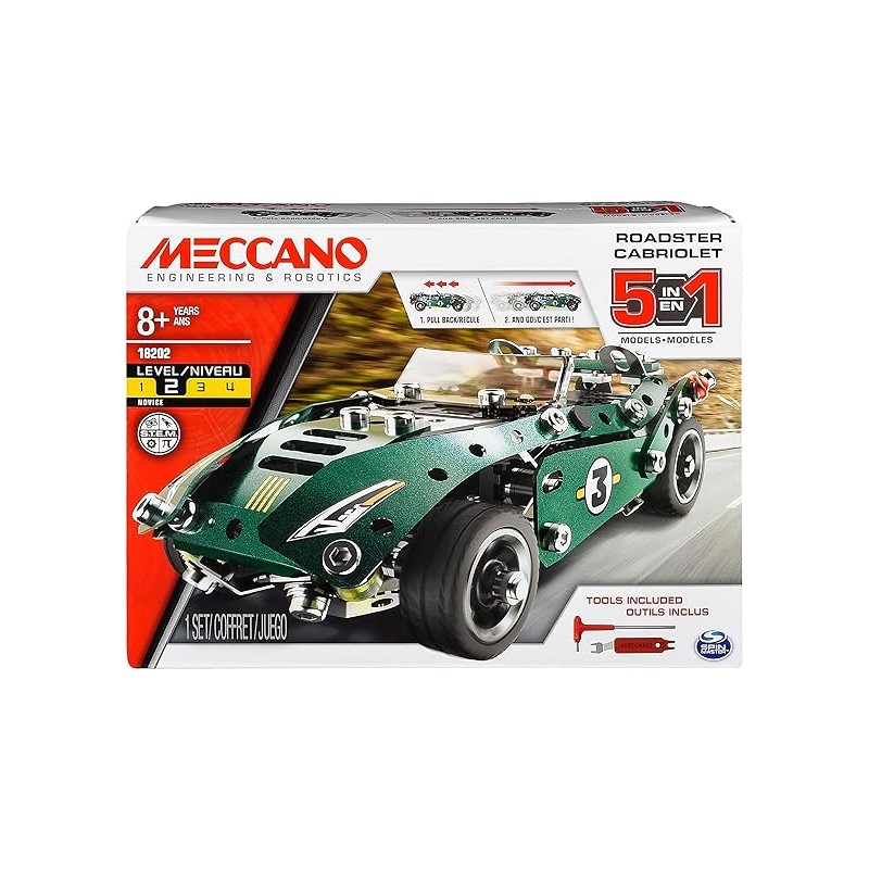 MECCANO - Multimodello Veicoli 5 in 1 - 6040176