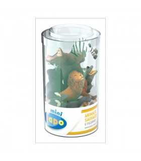 Mini Tubo Animali Selvaggi Set 1