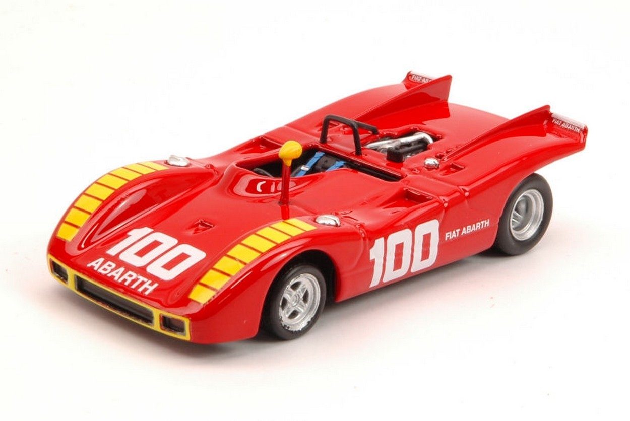 MODELLINO IN SCALA COMPATIBILE CON ABARTH 2000 SP N.100 2nd COPPA CITTA DI ENNA 1970 A.MERZARIO 1:43 BEST MODEL BT9573