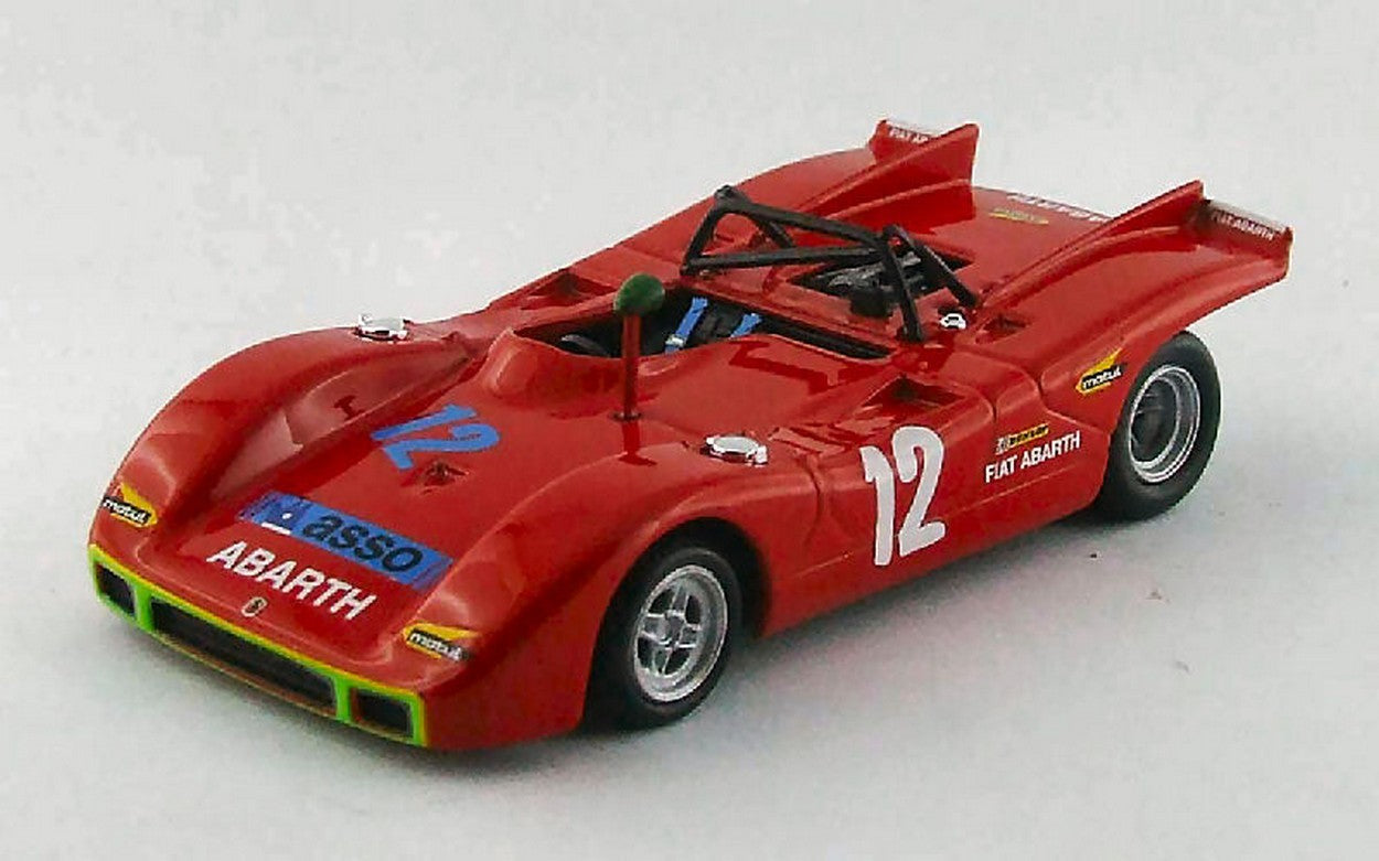 MODELLINO IN SCALA COMPATIBILE CON ABARTH SP 2000 N.12 RETIRED TARGA FLORIO 1971 OSTINI-TARAMAZZO 1:43 BEST MODEL BT9540