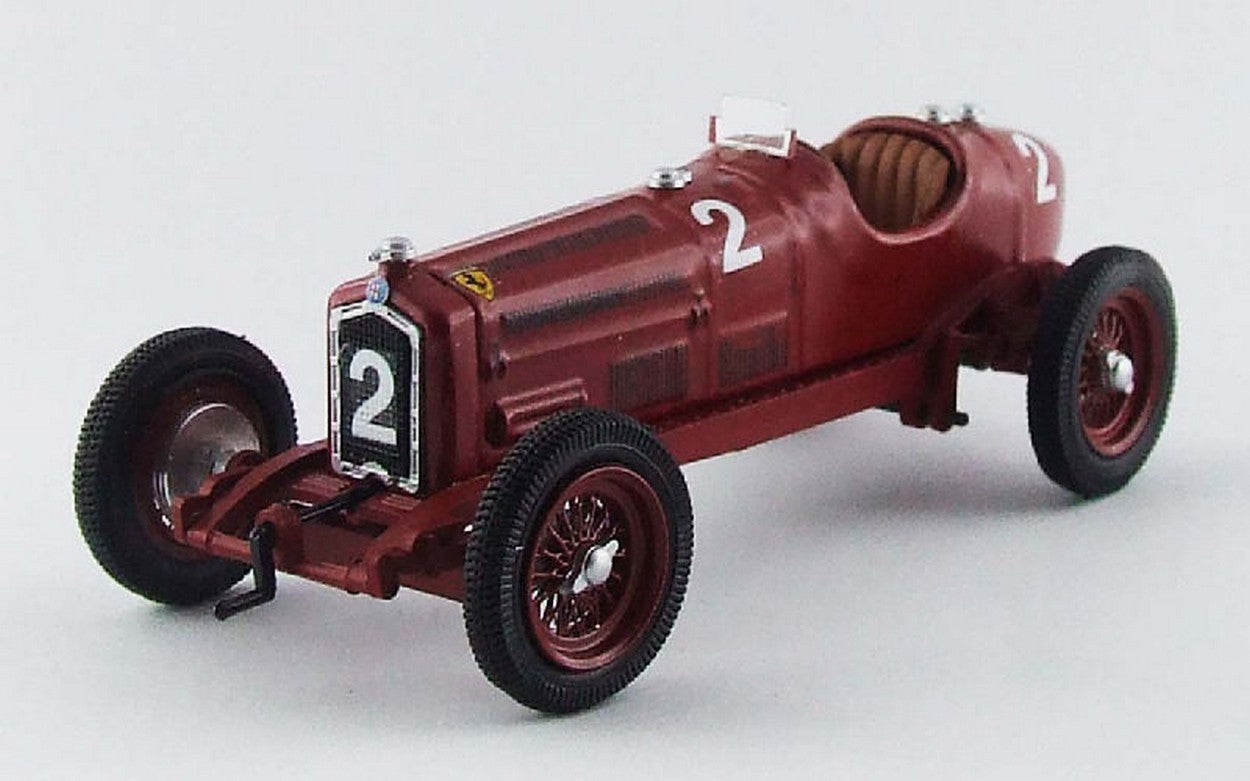 MODELLINO IN SCALA COMPATIBILE CON ALFA ROMEO P3 N.2 WINNER BERGAMO 1935 T.NUVOLARI 1:43 RIO RI4442