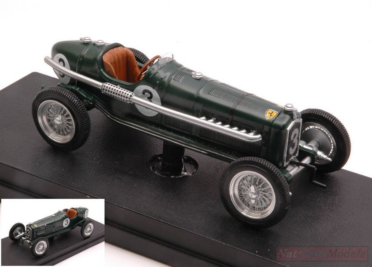 MODELLINO IN SCALA COMPATIBILE CON ALFA ROMEO P3 N.3 11th BROOKLANDS 1939 KENNETH EVANS 1:43 RIO RI4524