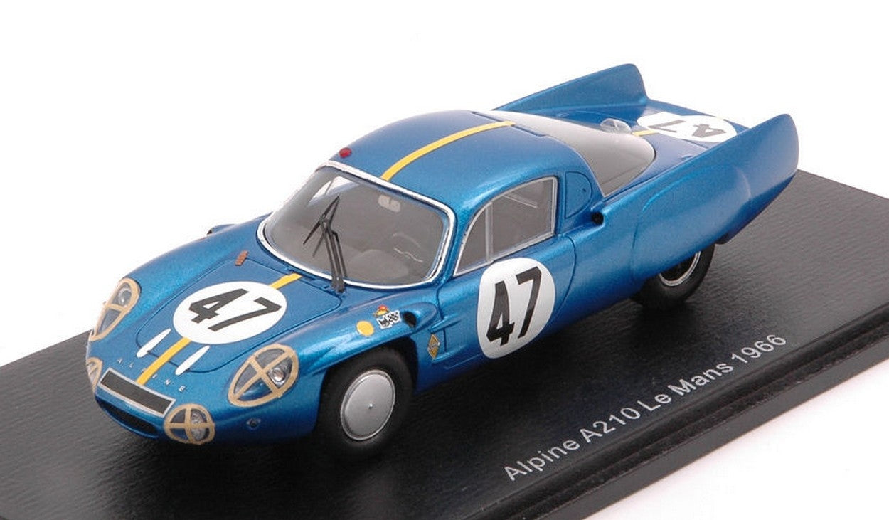MODELLINO IN SCALA COMPATIBILE CON ALPINE A210 N.47 LM 1966 P.TOIVONEN-B.JANSSON 1:43 SPARK MODEL S5476