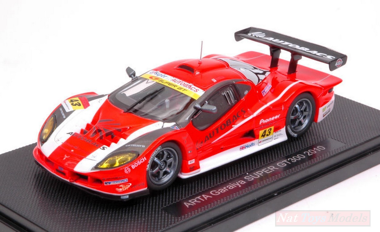 MODELLINO IN SCALA COMPATIBILE CON ARTA GARAIYA N.43 2nd SUZUKA SUPER GT300 2010 M.NITTA-S.TAKAGI 1:43 EBBRO EB44422