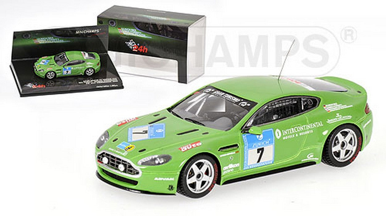 MODELLINO IN SCALA COMPATIBILE CON ASTON MARTIN N.7 H N RING 2008 1:43 MINICHAMPS PM437081307