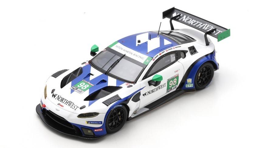 MODELLINO IN SCALA COMPATIBILE CON ASTON MARTIN VANTAGE GT3 N.98 24 H DAYTONA 2020 LAMY-GUNN-LAUDA-WAT.1:43 SPARK MODEL US135