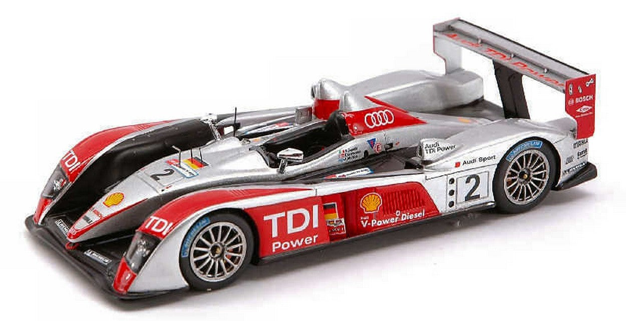 MODELLINO IN SCALA COMPATIBILE CON AUDI R 10 N.2 LM 2007 1:43 SPARK MODEL S0682