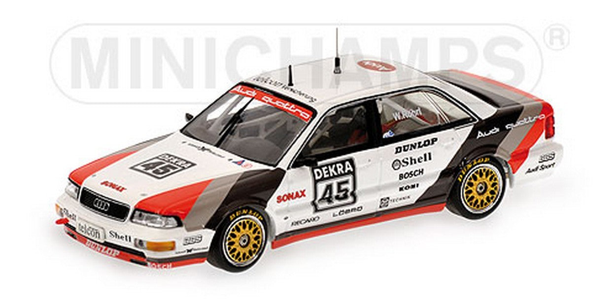 MODELLINO IN SCALA COMPATIBILE CON AUDI V 8 N.45 DTM 1990 1:43 MINICHAMPS PM400901445