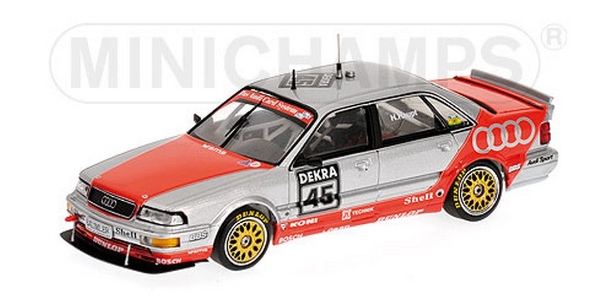 MODELLINO IN SCALA COMPATIBILE CON AUDI V 8 N.45 DTM 1992 1:43 MINICHAMPS PM400921445