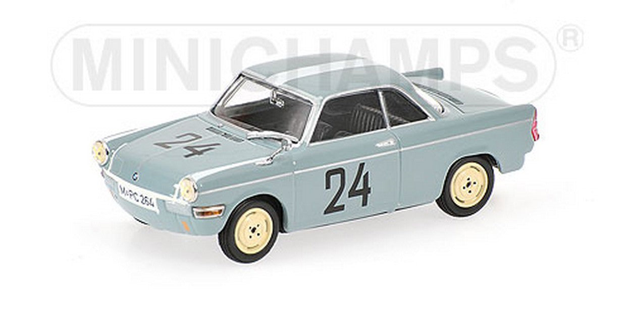 MODELLINO IN SCALA COMPATIBILE CON BMW 700 SPORT N.24 WIN.HOCK. 60 1:43 MINICHAMPS PM400602324