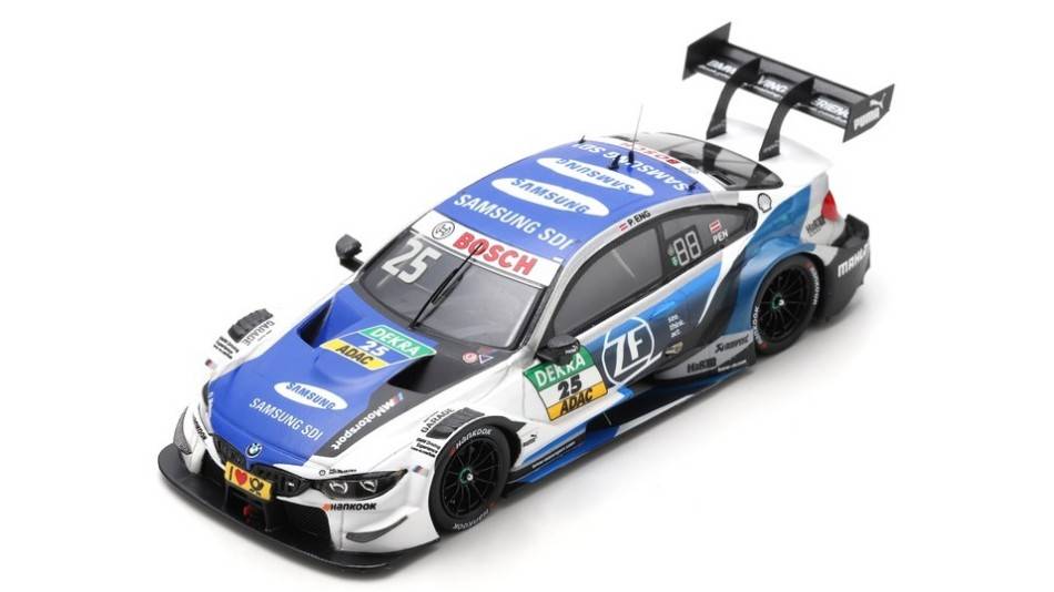 MODELLINO IN SCALA COMPATIBILE CON BMW M4 N.25 DTM HOCKENHEIM 2018 PHILIPP ENG 1:43 SPARK MODEL SG634
