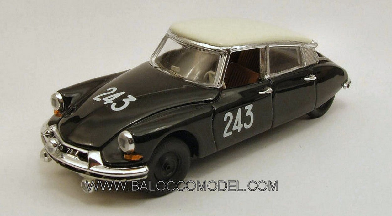 MODELLINO IN SCALA COMPATIBILE CON CITROEN DS 19 N.243 119th MILLE MIGLIA 1957 FAIDERTE-DELANGLARD 1:43 RIO RI4300