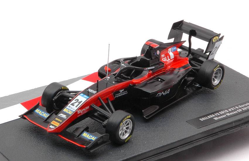MODELLINO IN SCALA COMPATIBILE CON DALLARA F3 N.21  GP MACAU 2019 WERSCHOOR 1:43 IXO MODEL GTM145LQ