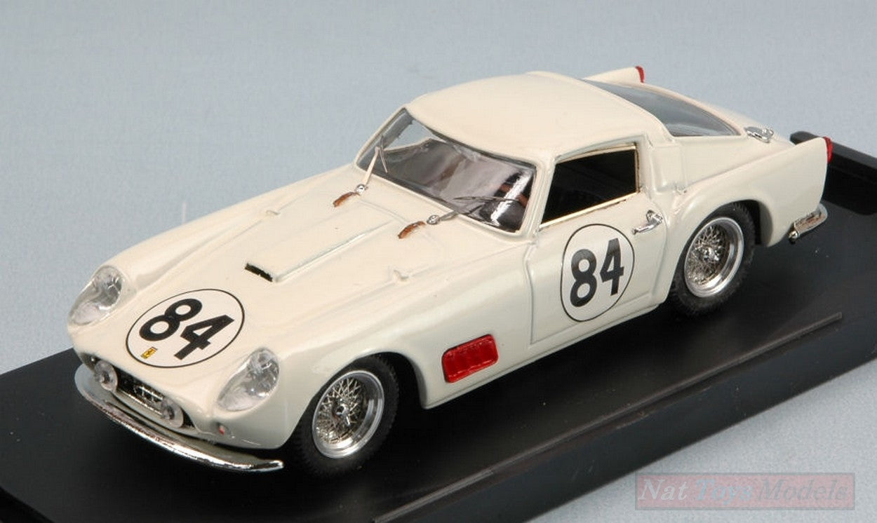 MODELLINO IN SCALA COMPATIBILE CON FERRARI 250 GT TDF N.84 2nd 12H REIMS 1958 MAIRESSE-BEURLYS 1:43 BANG BG7262