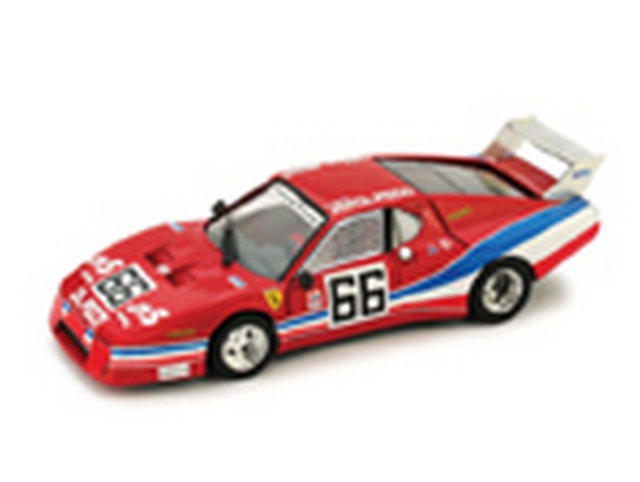 MODELLINO IN SCALA COMPATIBILE CON FERRARI 512 BB LM N.66 14th GTX CLASS DAYTONA 1979 ANDRUET-DINI 1:43 BRUMM BM0413