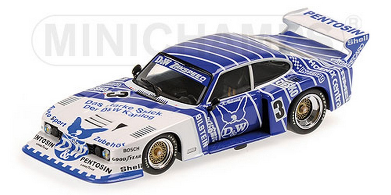MODELLINO IN SCALA COMPATIBILE CON FORD CAPRI GR.5 N.3 WINNER DRM NURBURGRINGN 1982 K.NIEDZWIEDZ 1:43 MINICHAMPS PM430828503
