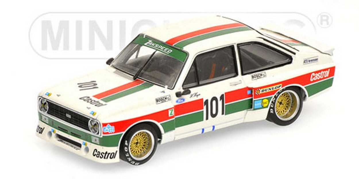 MODELLINO IN SCALA COMPATIBILE CON FORD ESCORT II RS 1800 N.101 WINNER DRM HOCKENHEIM 1975 H.HEYER 1:43 MINICHAMPS PM400758491