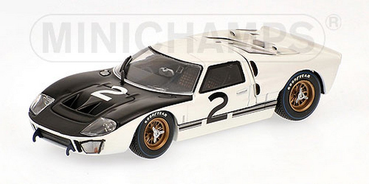 MODELLINO IN SCALA COMPATIBILE CON FORD GT40 MKII N.2 LM 1966 1:43 MINICHAMPS PM400668492