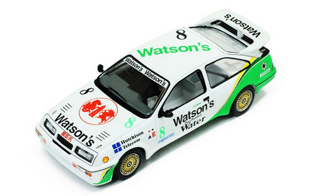MODELLINO IN SCALA COMPATIBILE CON FORD SIERRA RS500 N.8 WINNER MACAU GUIA RACE 1989 T.HARVEY 1:43 IXO MODEL MGPC003