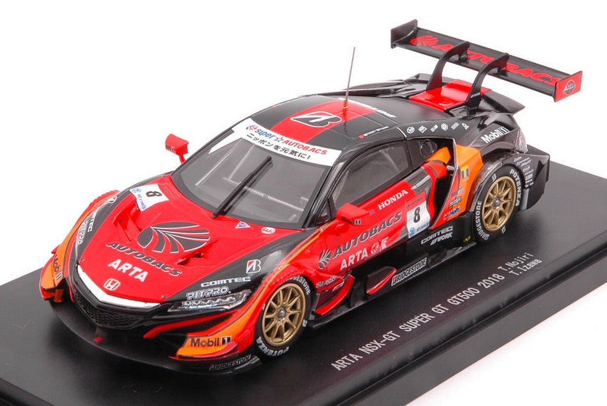 MODELLINO IN SCALA COMPATIBILE CON HONDA ARTA NSX GT N.8 3rd SUPER GT500 2018 T.NOJIRI-T.IZAWA 1:43 EBBRO EB45629