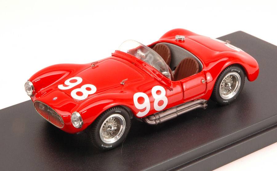 MODELLINO IN SCALA COMPATIBILE CON MASERATI A 6 GCS N.98 2nd TARGA FLORIO 1953 E.GILETTI 1:43 BANG BG7335