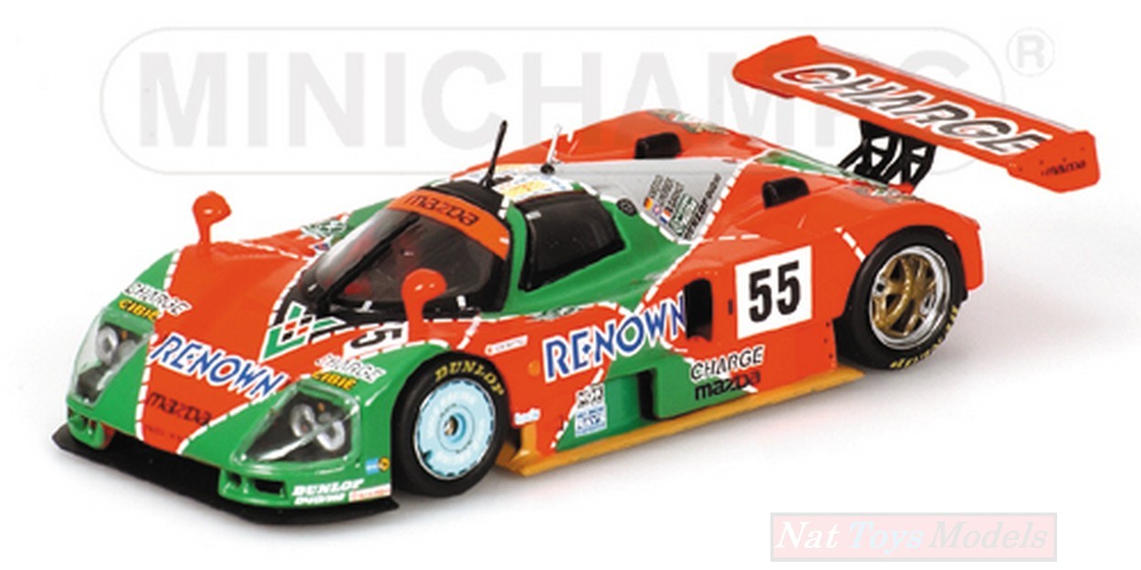 MODELLINO IN SCALA COMPATIBILE CON MAZDA 787 B N.55 WINNER LM 1991 1:43 MINICHAMPS PM436911655