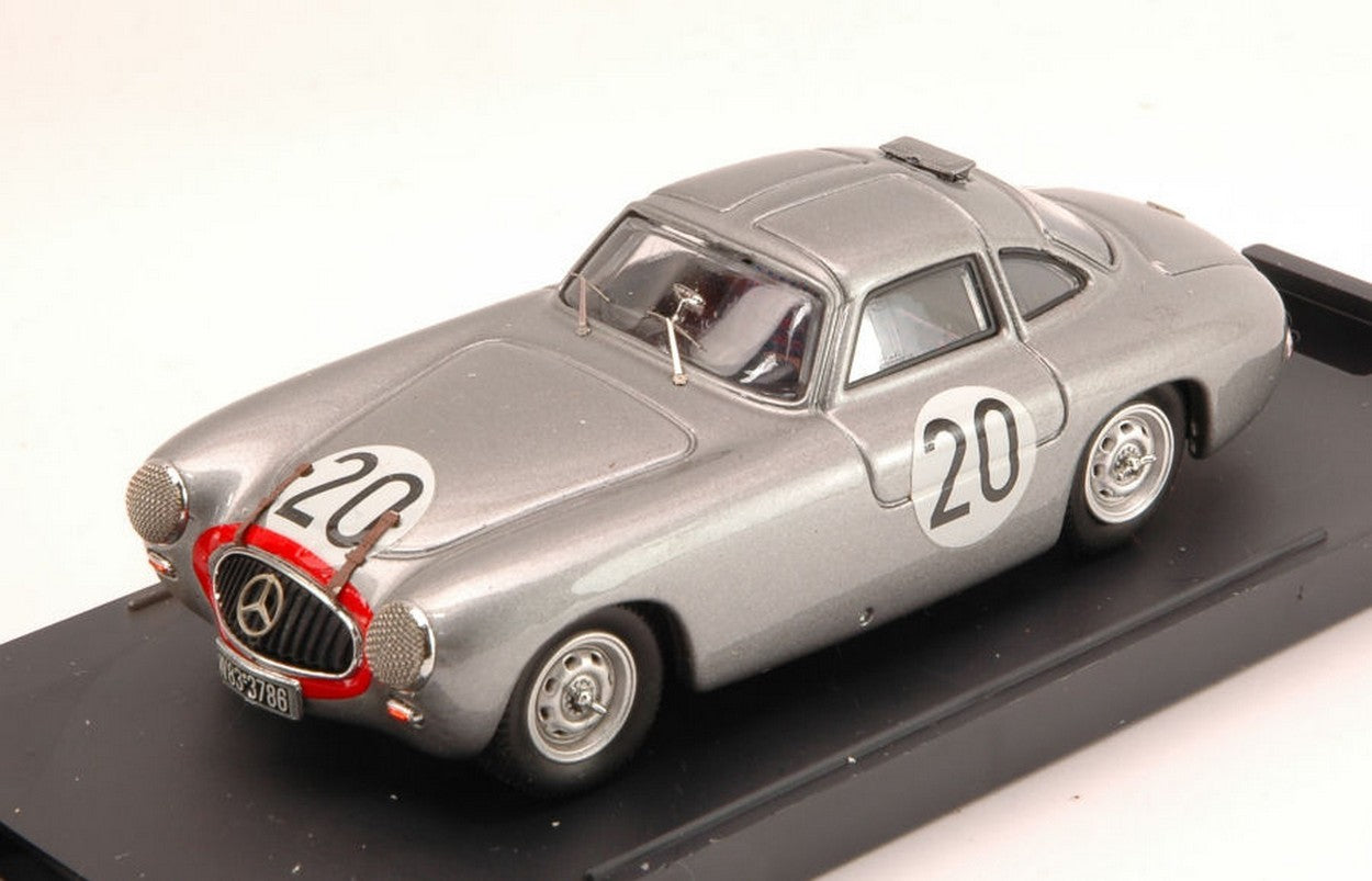 MODELLINO IN SCALA COMPATIBILE CON MERCEDES 300 SL COUPE  N.20 2nd LE MANS 1952 T.HELFRICH-H.NIEDERM.1:43 BANG BG7253