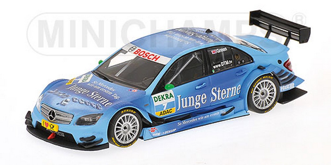 MODELLINO IN SCALA COMPATIBILE CON MERCEDES C CLASS J.GREEN DTM 2009 1:43 MINICHAMPS PM400093807