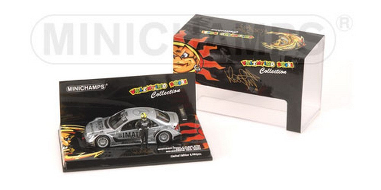 MODELLINO IN SCALA COMPATIBILE CON MERCEDES C-CLASS V.ROSSI N.1 HOCKENHEIM TEST 2006 1:43 MINICHAMPS PM436063646