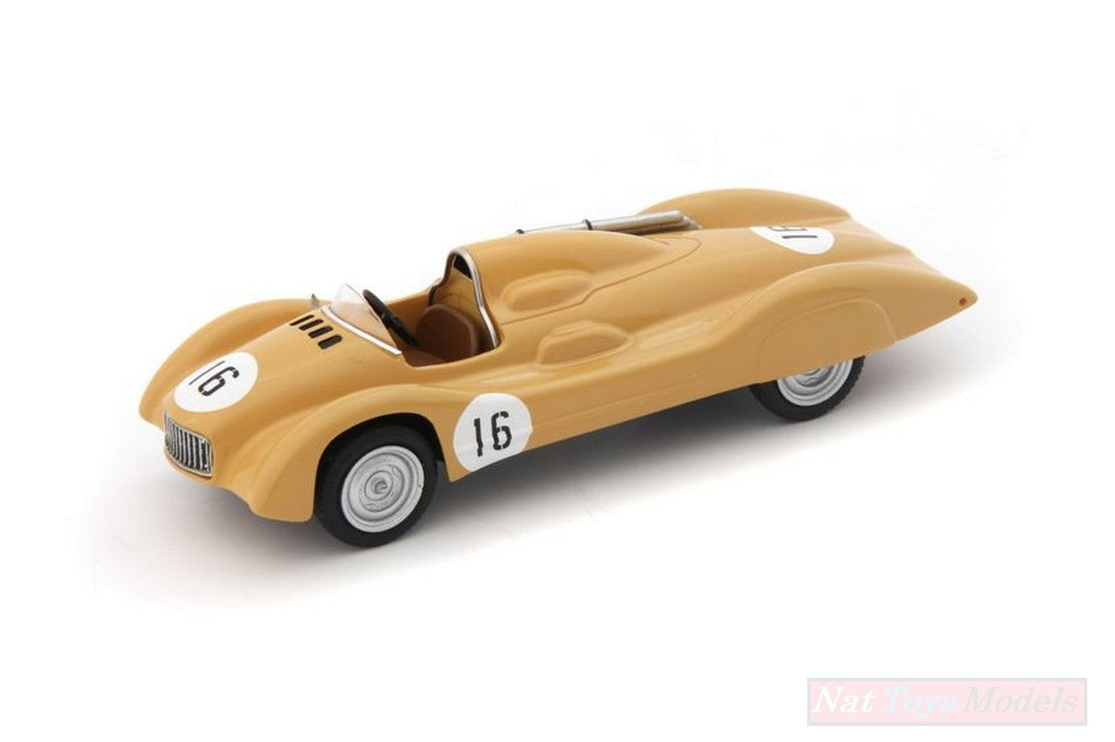 MODELLINO IN SCALA COMPATIBILE CON MOSKVICH G2 N.16 1959 IVORY 1:43 AUTOCULT ATC07010