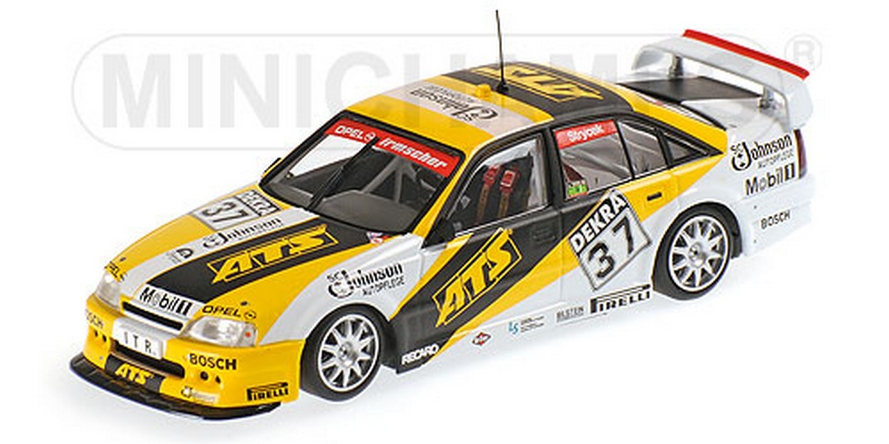 MODELLINO IN SCALA COMPATIBILE CON OPEL OMEGA N.37 DTM 1991 VOLKER-STRYCEK 1:43 MINICHAMPS PM400914437