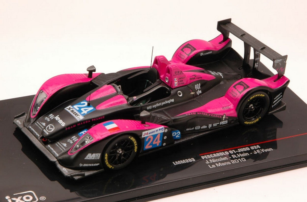 MODELLINO IN SCALA COMPATIBILE CON PESCAROLO 01-JUDD N.24 9th LM 2010 NICOLET-HEIN-YVON 1:43 IXO MODEL LMM203