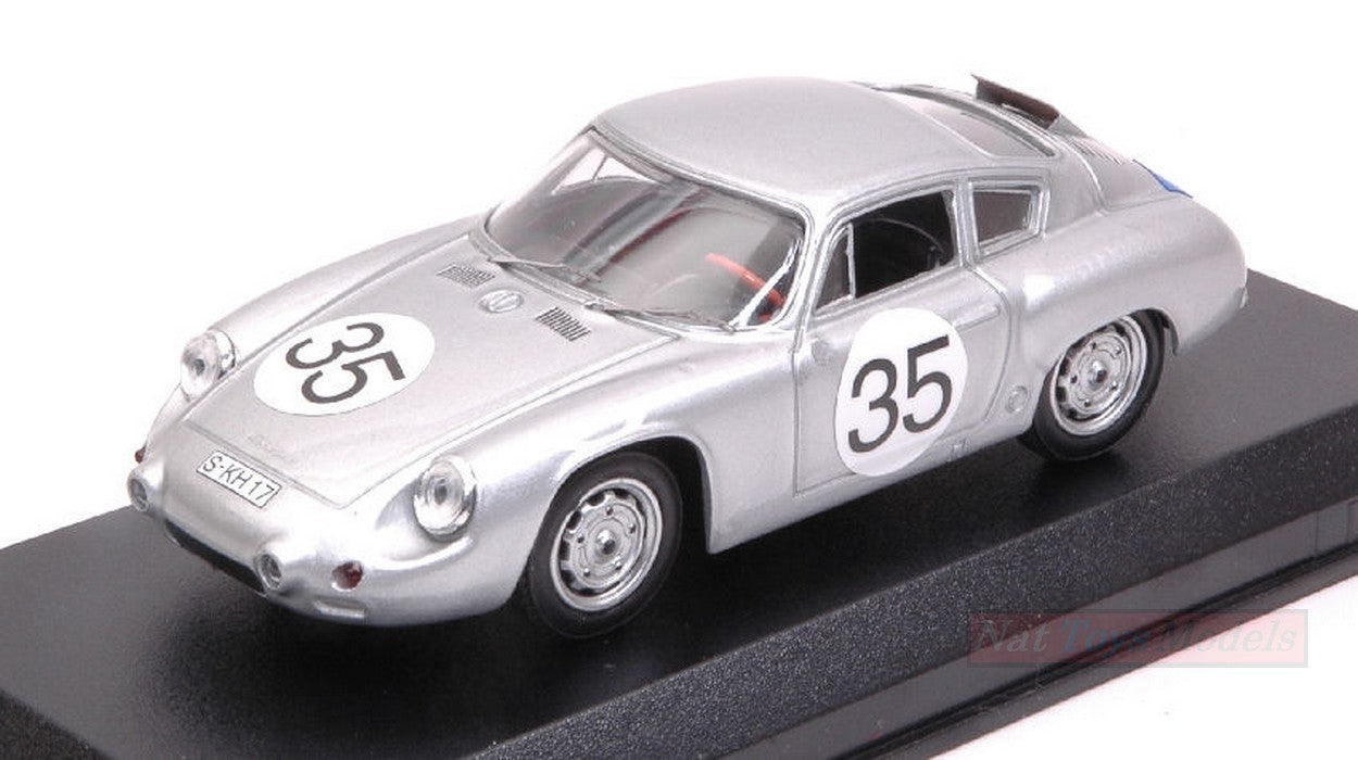 MODELLINO IN SCALA COMPATIBILE CON PORSCHE 356B ABARTH N.35 10th (WINN.CLASS) LM 1960 H.LINGE-H.WALTER 1:43 BEST MODEL BT9693
