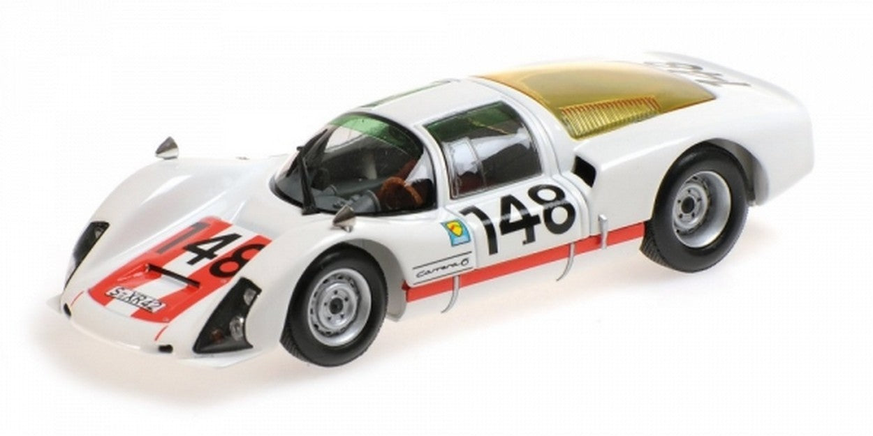 MODELLINO IN SCALA COMPATIBILE CON PORSCHE 906/6 N.148 WINNER TARGA FLORIO 1966 H.MULLER-W.MAIRESSE 1:43 MINICHAMPS PM400666648