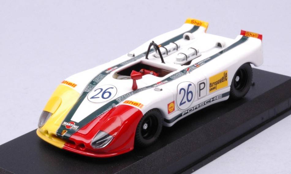 MODELLINO IN SCALA COMPATIBILE CON PORSCHE 908/02 FLUNDER N.26 TARGA FLORIO 1970 LARROUSSE-LINS 1:43 BEST MODEL BT9828