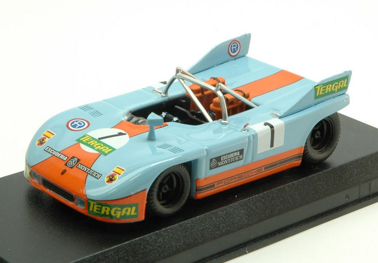 MODELLINO IN SCALA COMPATIBILE CON PORSCHE 908/03 N.1 5th 1000 KM DE BARCELONA 1971 J.FERNANDEZ 1:43 BEST MODEL BT9651