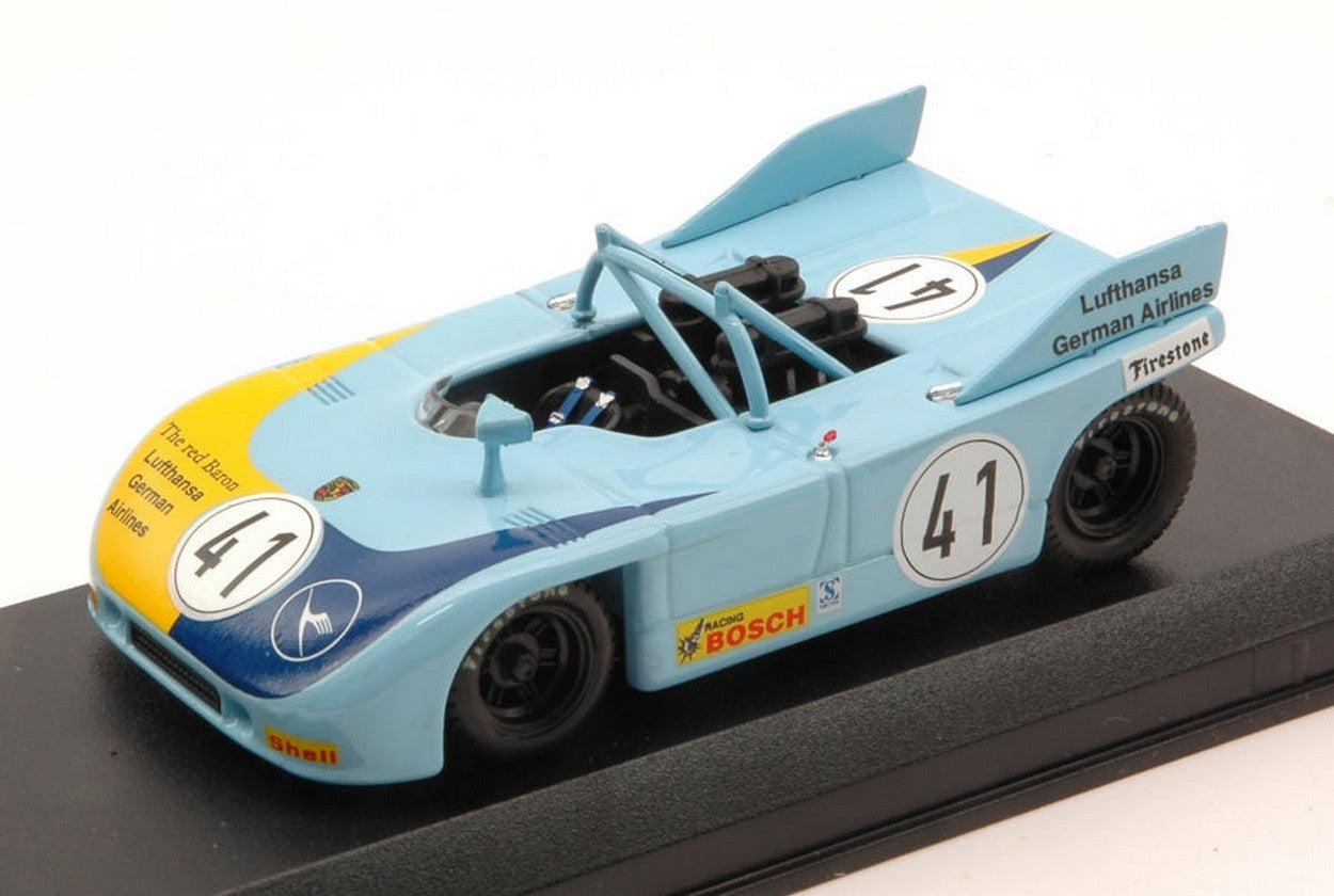 MODELLINO IN SCALA COMPATIBILE CON PORSCHE 908/03 N.41 2nd NURBURGRING INTERSERIE 1972 R.JOST 1:43 BEST MODEL BT9627