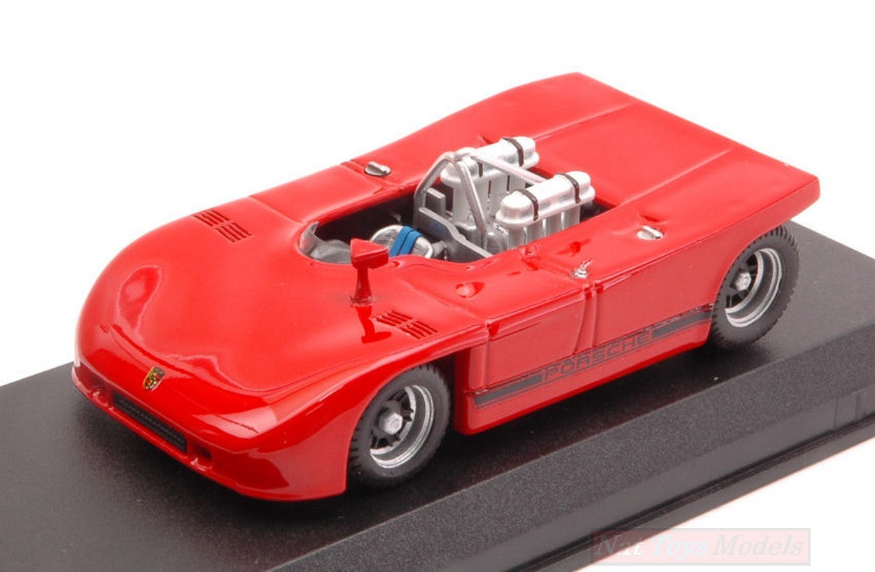MODELLINO IN SCALA COMPATIBILE CON PORSCHE 908-03 PROVA 1975 RED 1:43 BEST MODEL BT9031