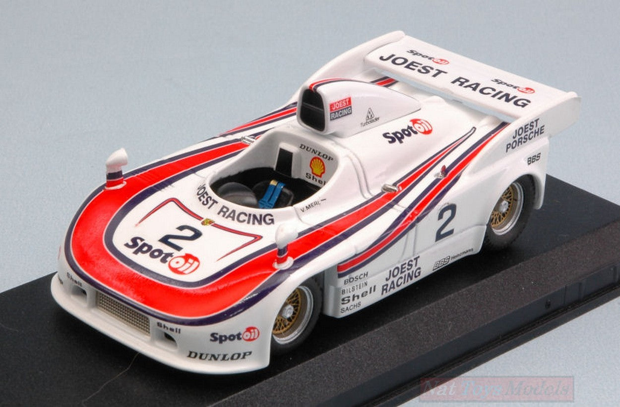 MODELLINO IN SCALA COMPATIBILE CON PORSCHE 908-04 N.2 6th 1000 KM NURBURGRING 1981 V.MERL-J.BARTH 1:43 BEST MODEL BT9557