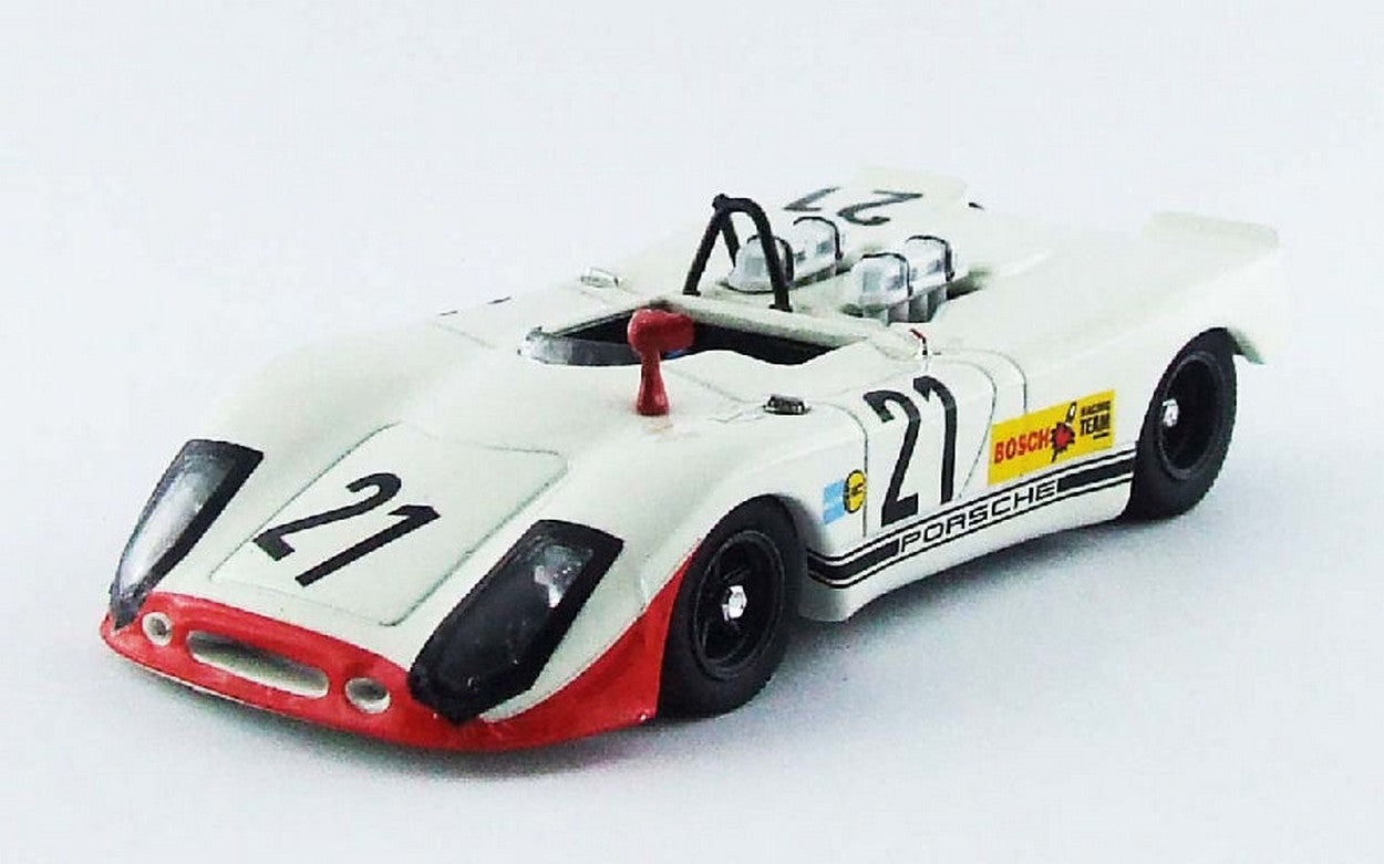 MODELLINO IN SCALA COMPATIBILE CON PORSCHE 908/2 FLUNDER N.21 12th INTERSERIE HOCKENHEIM 1970 N.LAUDA 1:43 BEST MODEL BT9567