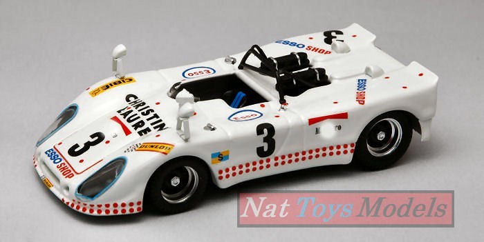 MODELLINO IN SCALA COMPATIBILE CON PORSCHE 908-2 FLUNDER N.3 34th LM 1975 POIROT-ORTEGA-CUYNET-LAGNIEZ 1:43 BEST MODEL BT9319