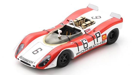 MODELLINO IN SCALA COMPATIBILE CON PORSCHE 908-2 N.6 4th 1000 KM NURBURGRING 1969 R.LINS-R.ATTWOOD 1:43 SPARK MODEL SG826