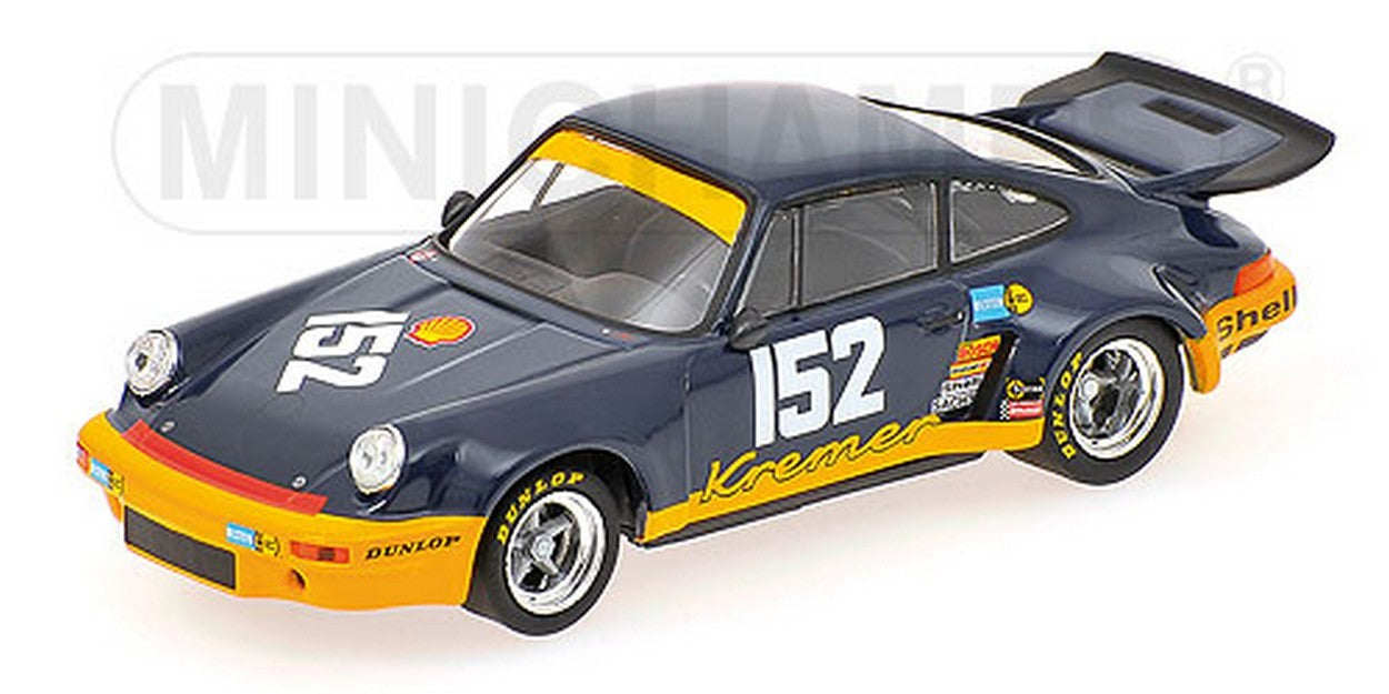 MODELLINO IN SCALA COMPATIBILE CON PORSCHE 911 CARRERA RSR N.152 WINNER 1000 KM IMOLA 74 HEYER-KELLER 1:43 MINICHAMPS PM4307469