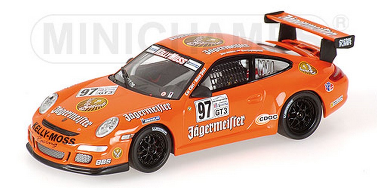 MODELLINO IN SCALA COMPATIBILE CON PORSCHE 911 GT 3 N.97 IMSA 07 1:43 MINICHAMPS PM400076497