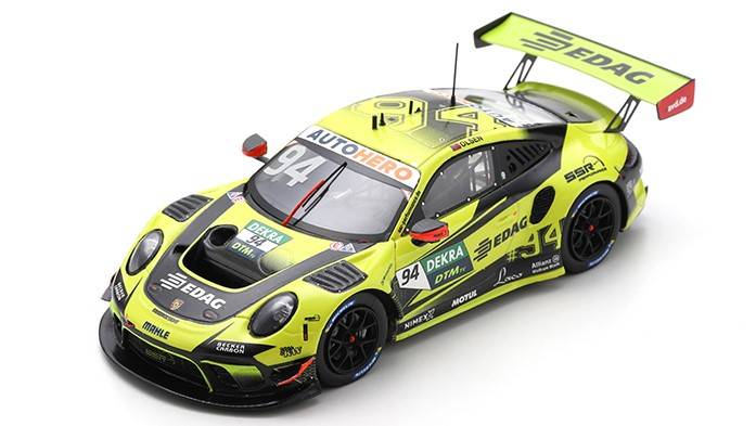 MODELLINO IN SCALA COMPATIBILE CON PORSCHE 911 GT3 R N.94 DTM 2022 DENNIS OLSEN 1:43 SPARK MODEL SG876