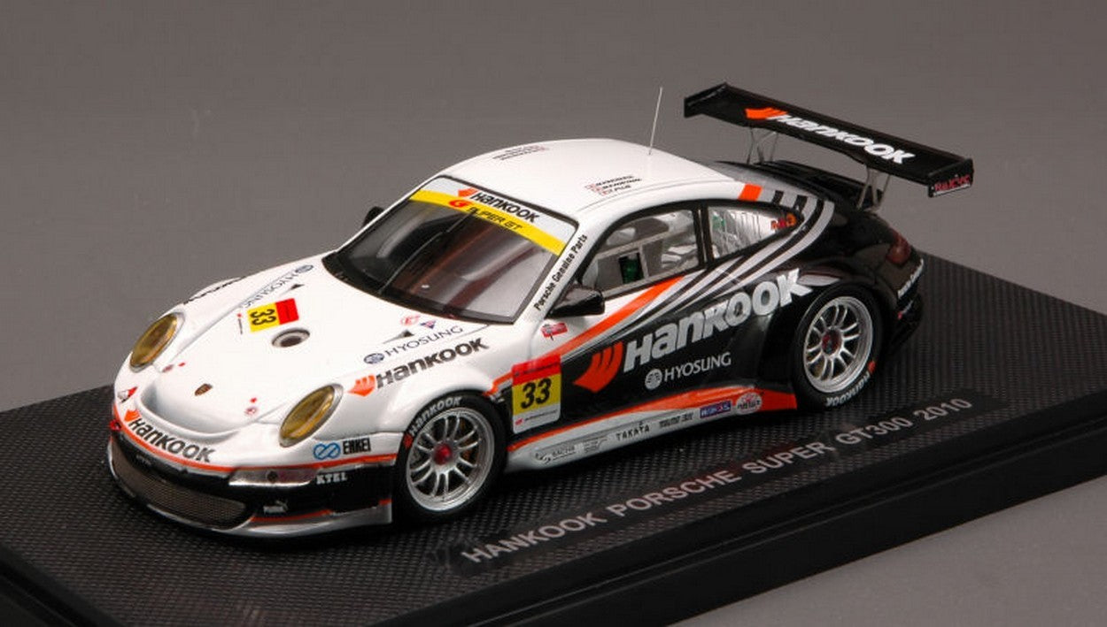 MODELLINO IN SCALA COMPATIBILE CON PORSCHE 911 GT3 RSR N.33 SUPER GT300 2010 M.KINOSHITA-M.KAGEYAMA 1:43 EBBRO EB44370