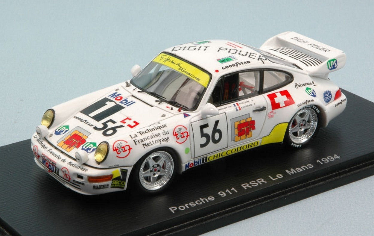 MODELLINO IN SCALA COMPATIBILE CON PORSCHE 911 RSR N.56 DNF LM 1994 VUILLAUME-GOUESLARD-HABERTHUR 1:43 SPARK MODEL S4444