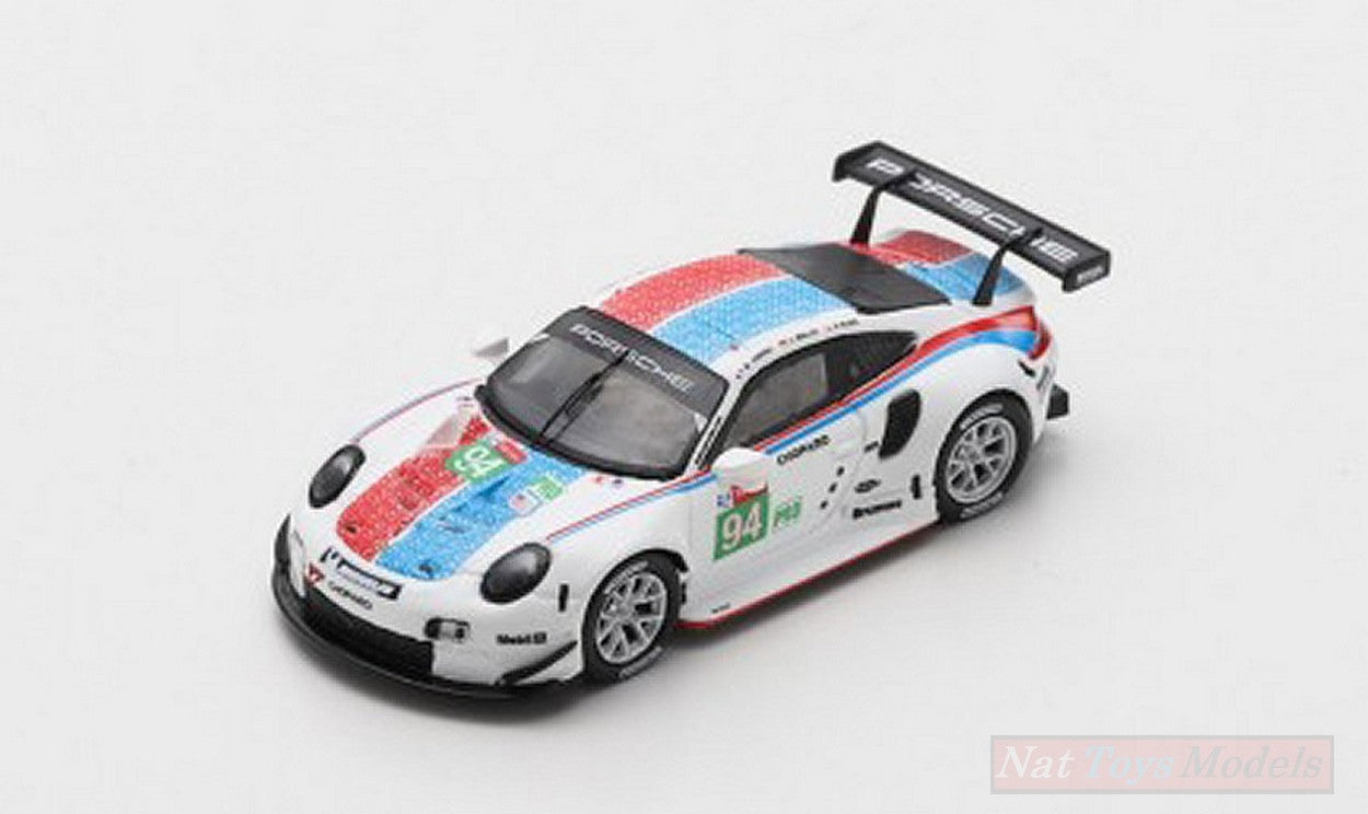 MODELLINO IN SCALA COMPATIBILE CON PORSCHE 911 RSR N.93 3rd LMGTE PRO LM 2019 PILET-BAMBER-TANDY 1:87 SPARK MODEL S87152